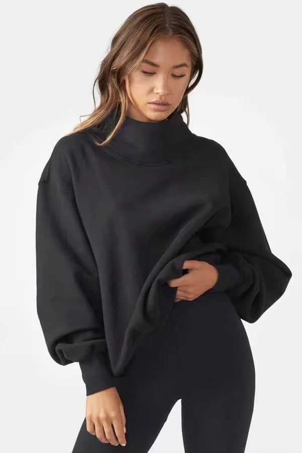 Lazy Solid Color Loose Oversized Sweater