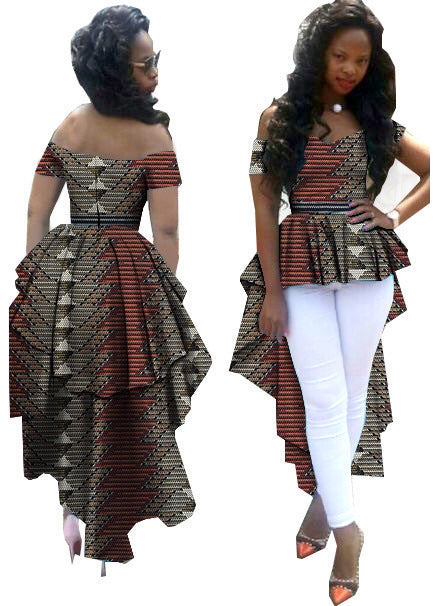 African Printed Whole Cotton Blouse