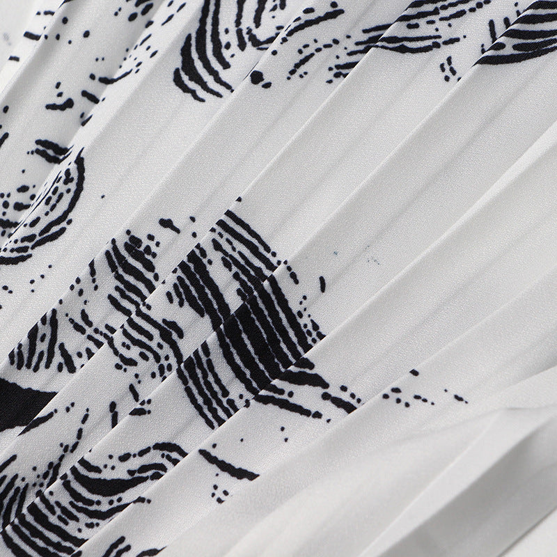 Trumpet Long Sleeves Slimming Mid-Length Blouse Trumpet