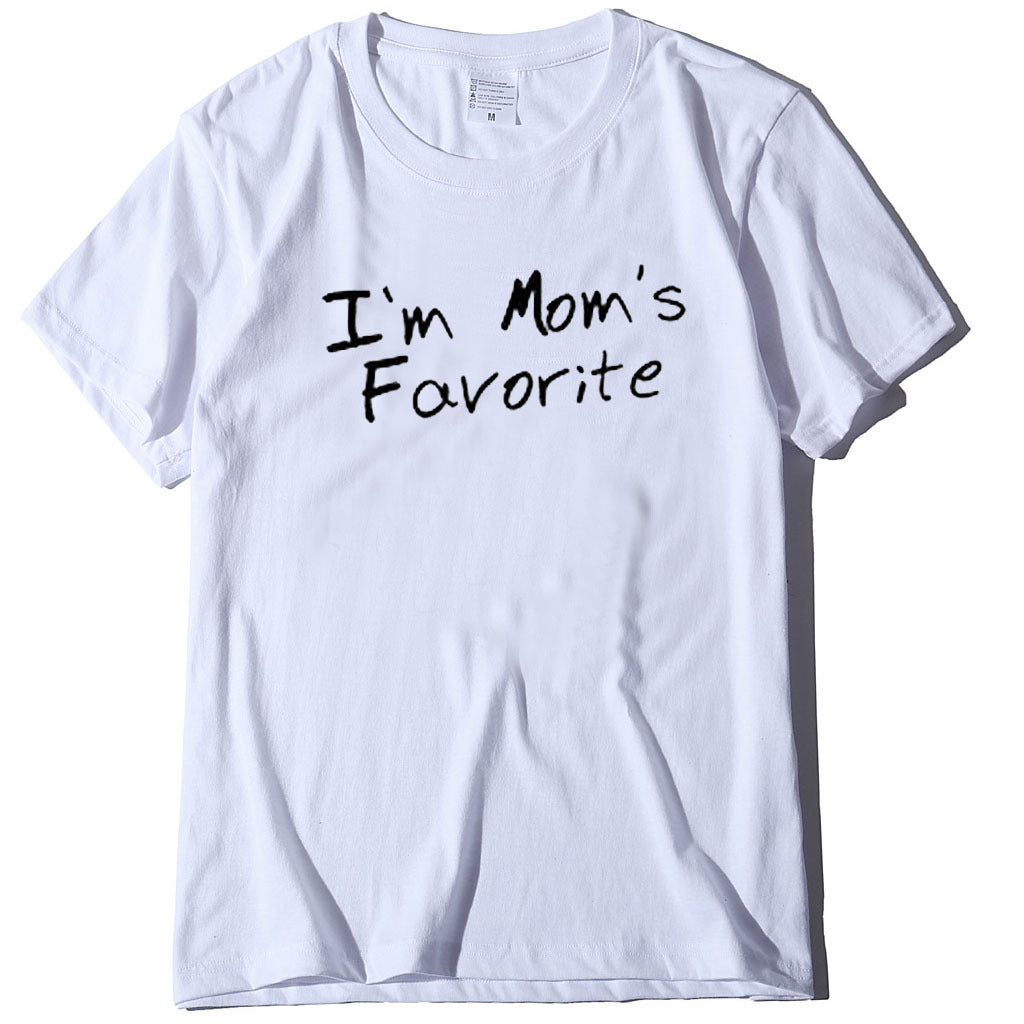 Crew Neck Printed Casual Short-sleeved T-shirt