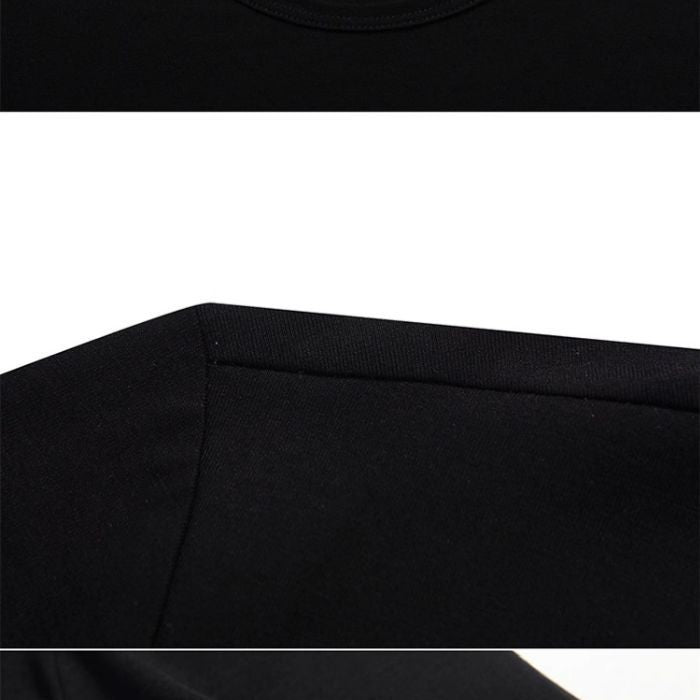 Men's Shoes Hot Diamond Short Sleeved T-shirt