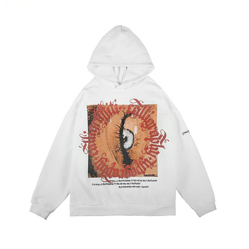 Autumn And Winter Plus Velvet Tide Brand Loose Bf Wind Hoodie Jacket