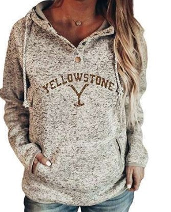 Women Loose Long Sleeved Hooded Sweater