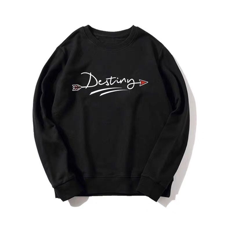 Fashion Women's Loose Long-sleeved Printed Sweater