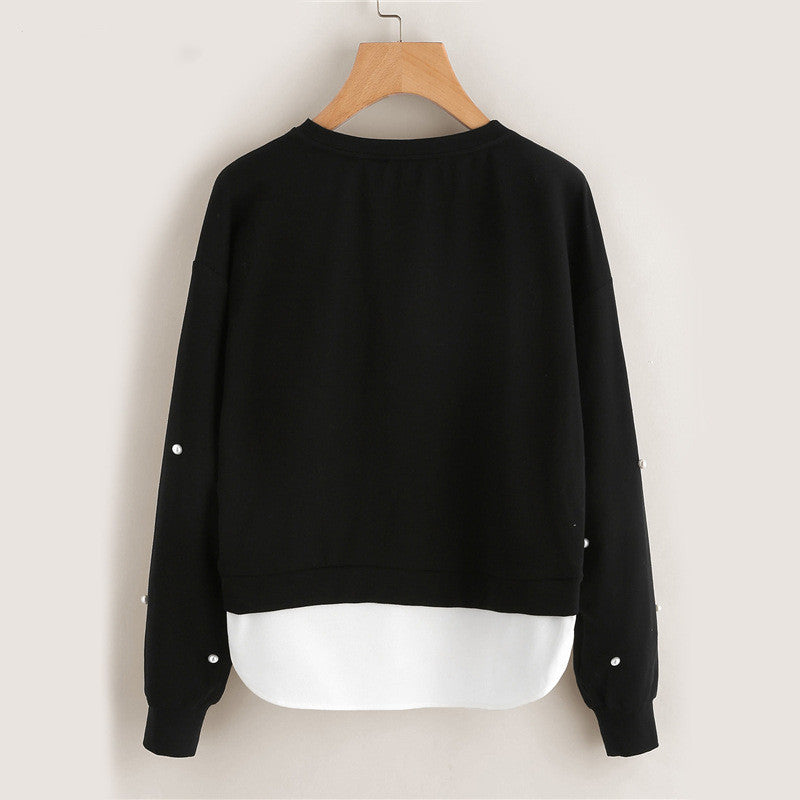 Casual Women's Long-sleeved Round Neck Sweater