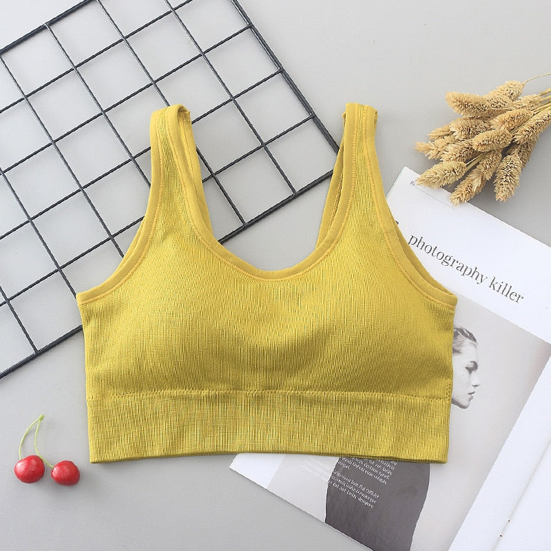 Women Tube Tops Sexy Crop Top Seamless Bandeau Top