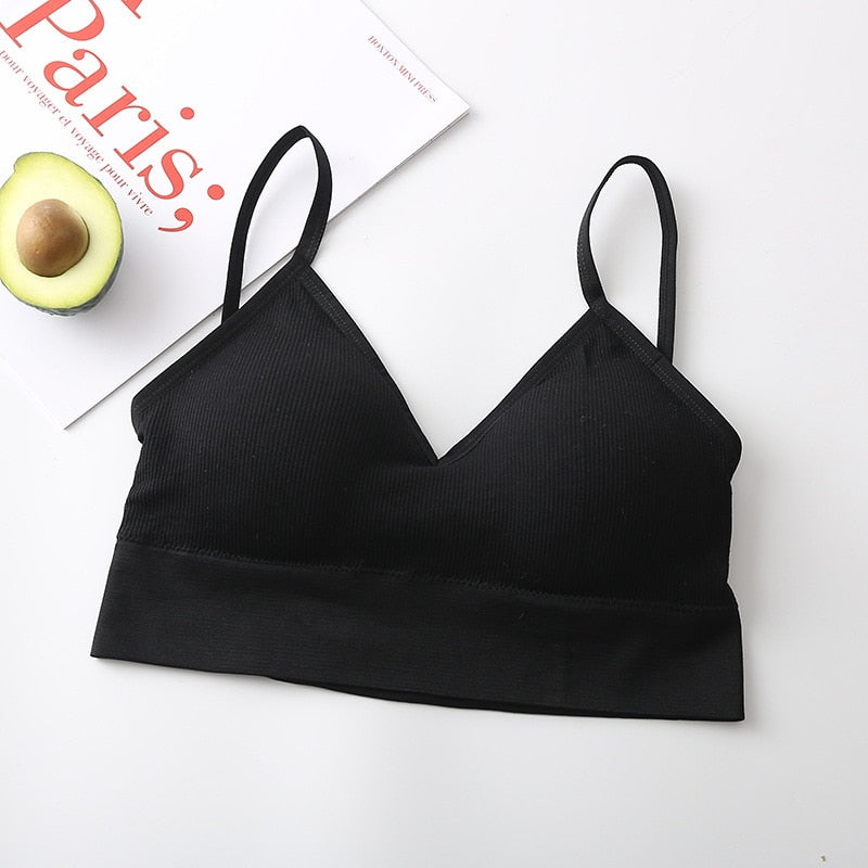 Women Tube Top Female Crop Top Push Up Bra Sport Active Bra Sexy Lingerie Fitness Seamless Underwear Brassiere Bandeau Top Tank