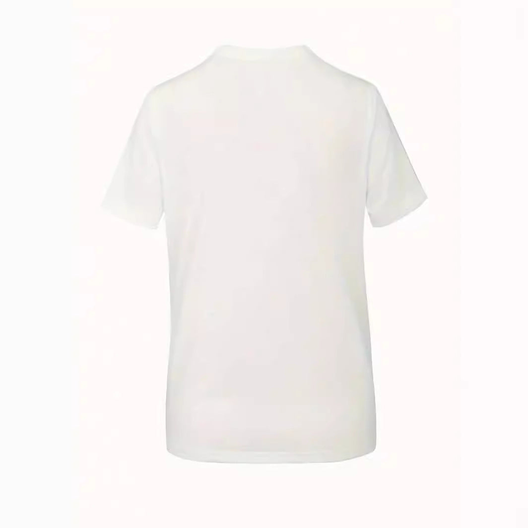 Round Neck Short Sleeve Printed T-shirt