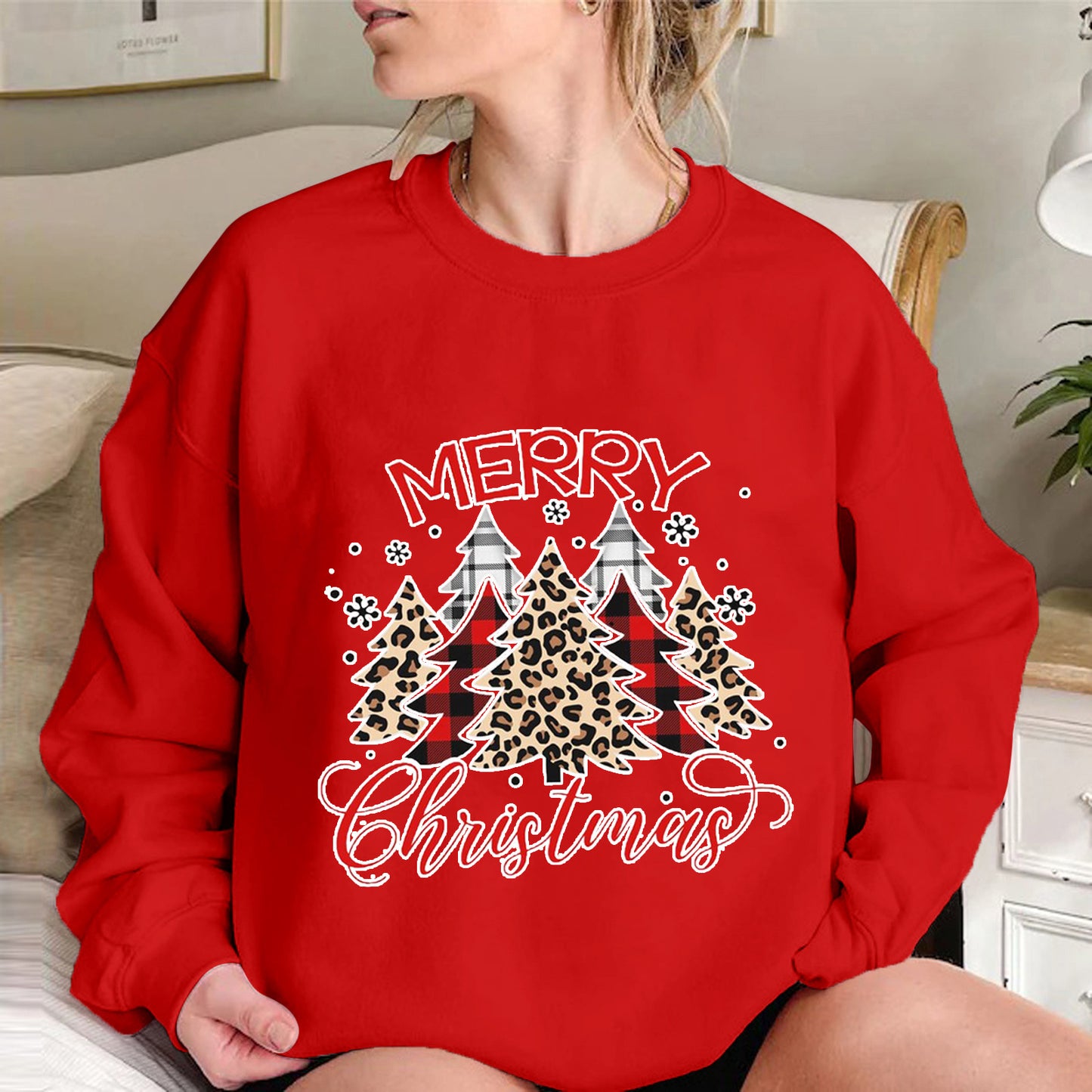 Christmas Elderly Sweater Women Europe And America