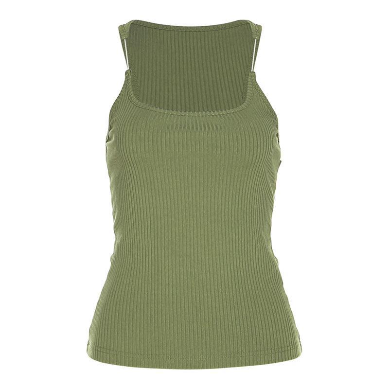 Y2K Invisible Camisole Vest Ins Fashion Slim U-neck Top