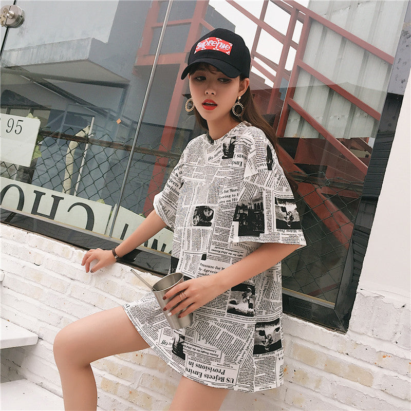 Harajuku BF style t-shirt women