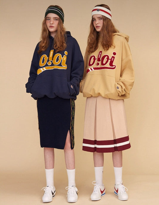 Korean sweater women's hooded plus velvet thick cotton lovers