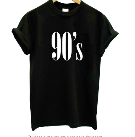 90's T-shirts for men and women, European and American English