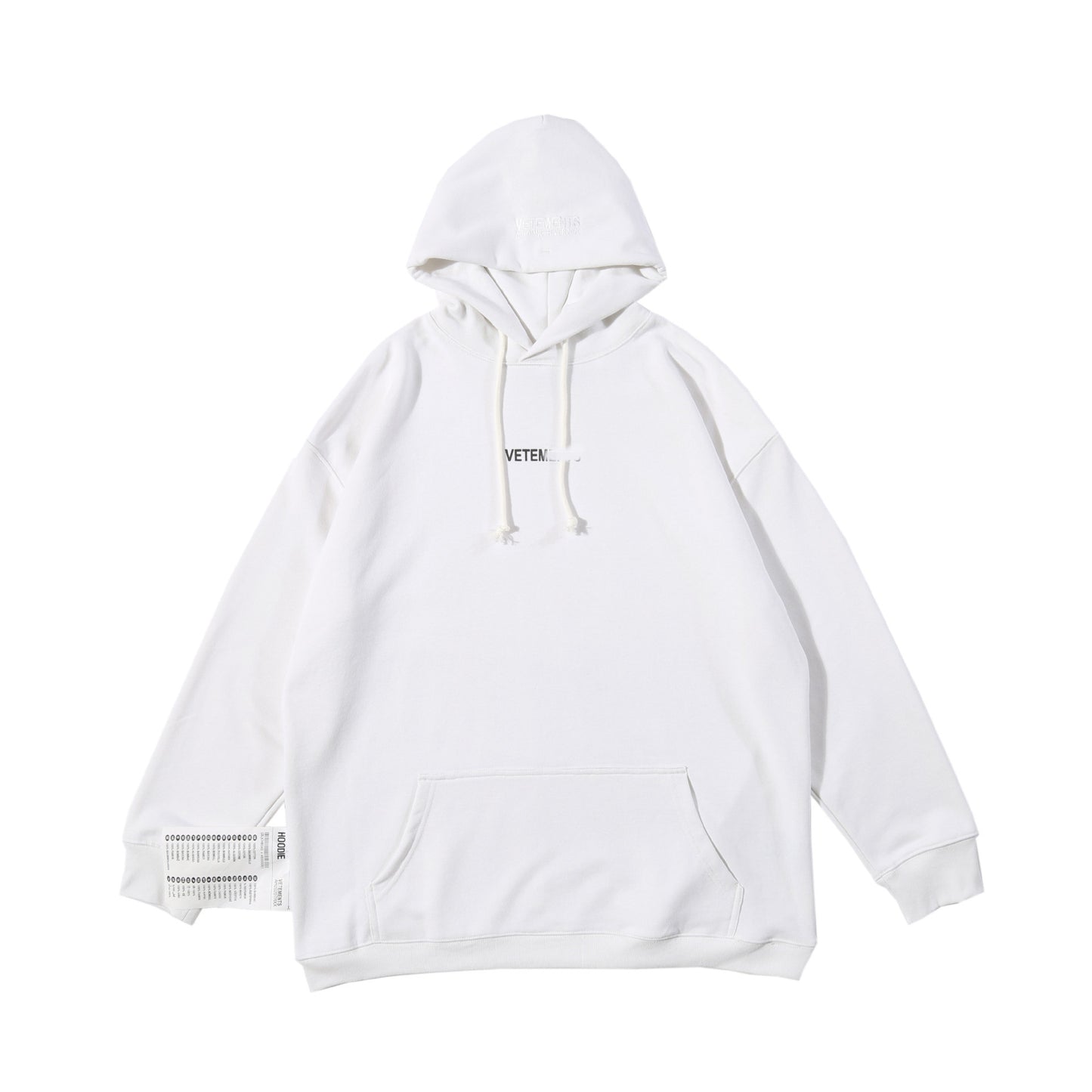 Letter printing simple men and women loose sweater hooded