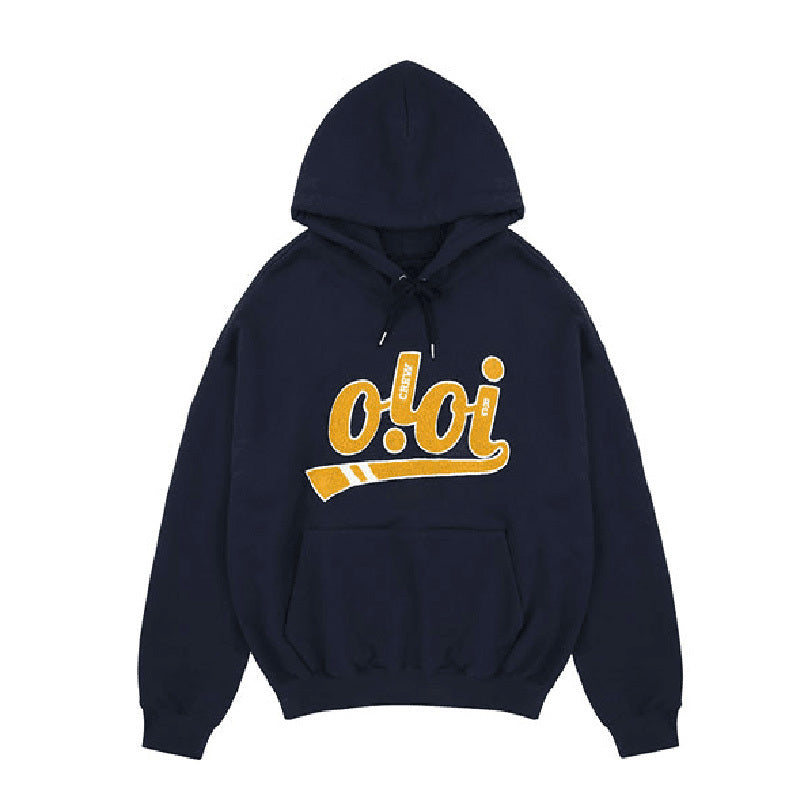 Korean sweater women's hooded plus velvet thick cotton lovers