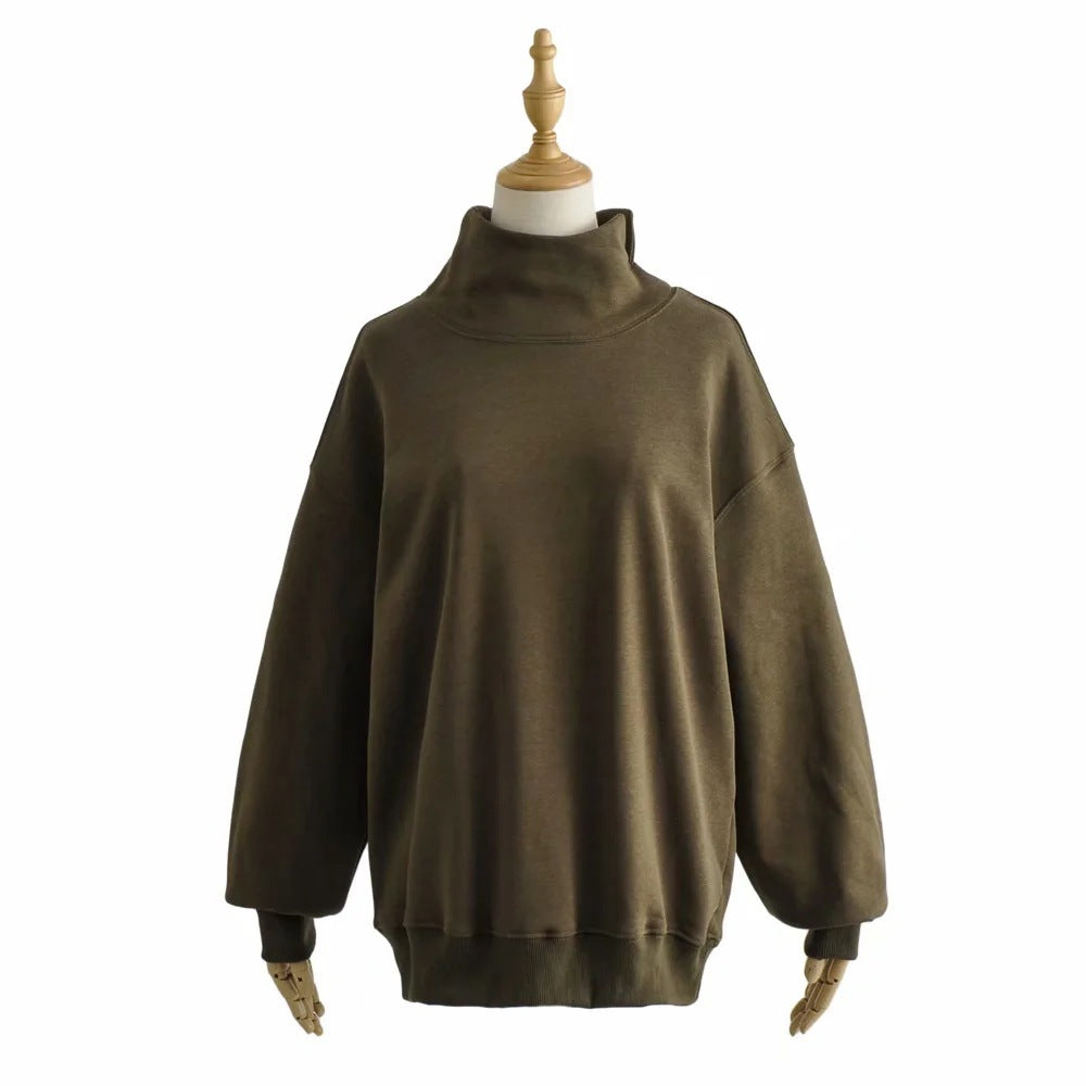 Lazy Solid Color Loose Oversized Sweater