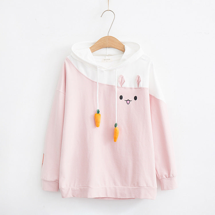 Radish Rabbit Cute Short Sleeve T-Shirt