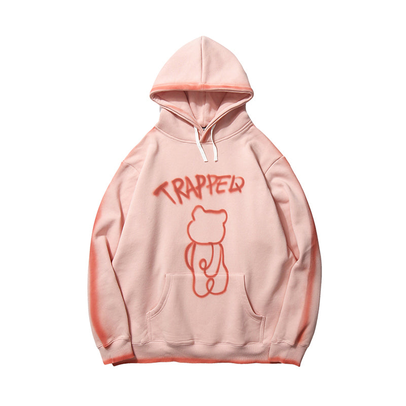 Bear Tie-Dyed Large Boudoir Loose With Velvet