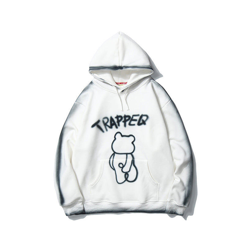 Bear Tie-Dyed Large Boudoir Loose With Velvet