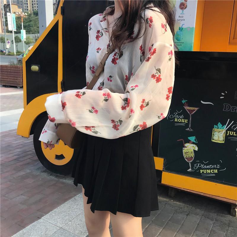 Blouses Women Ulzzang Summer Spring New College Fresh