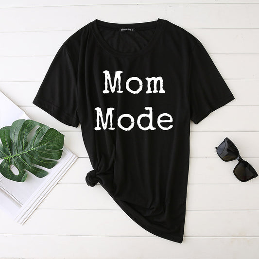 Mom Mode Top Women Kawaii Harajuku T-shirts Harajuku