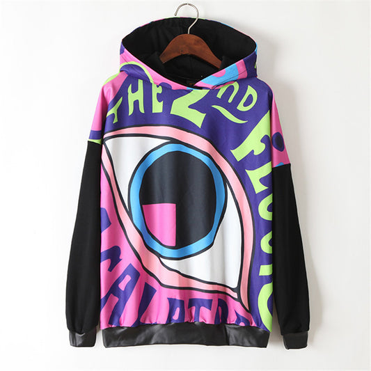 Women's Fashion Street Print Pullover Sweater