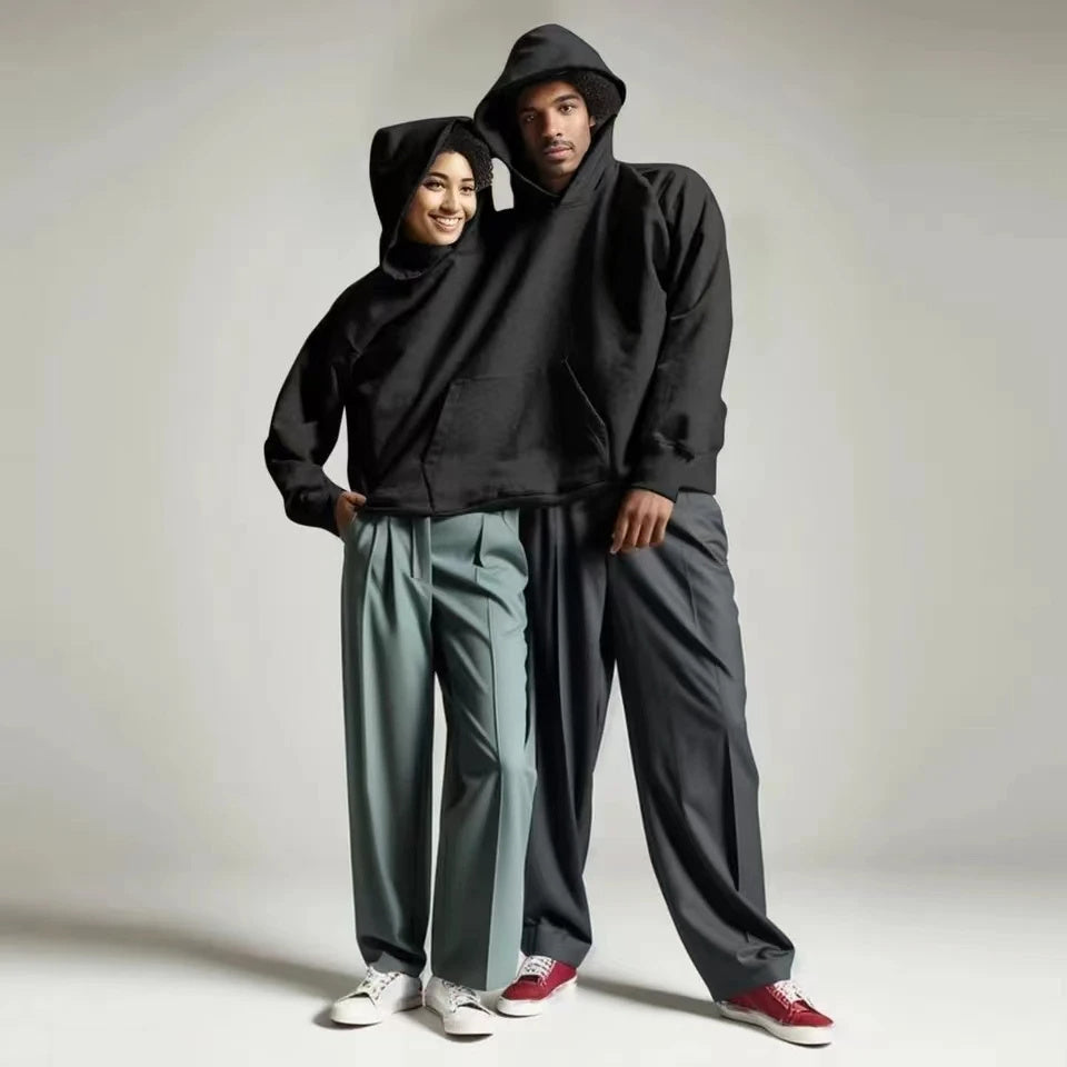 Creative Couple Solid Color Jumpsuit