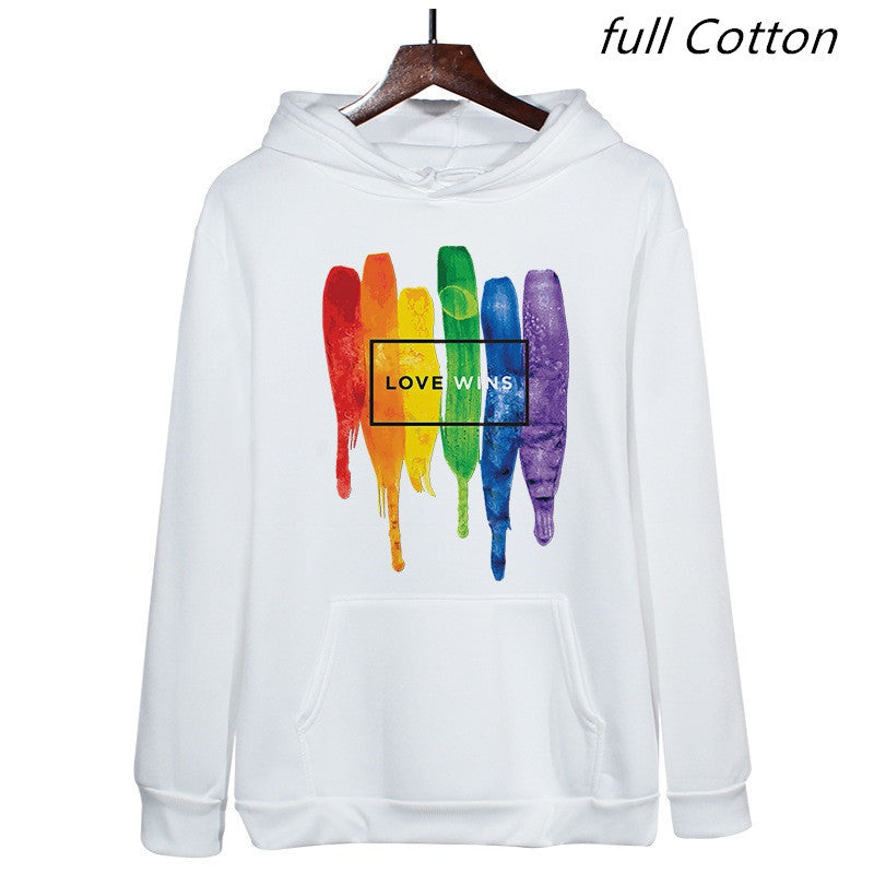 Men's Pride Lgbt Cotton Fleece Hoodies Sweatshirts