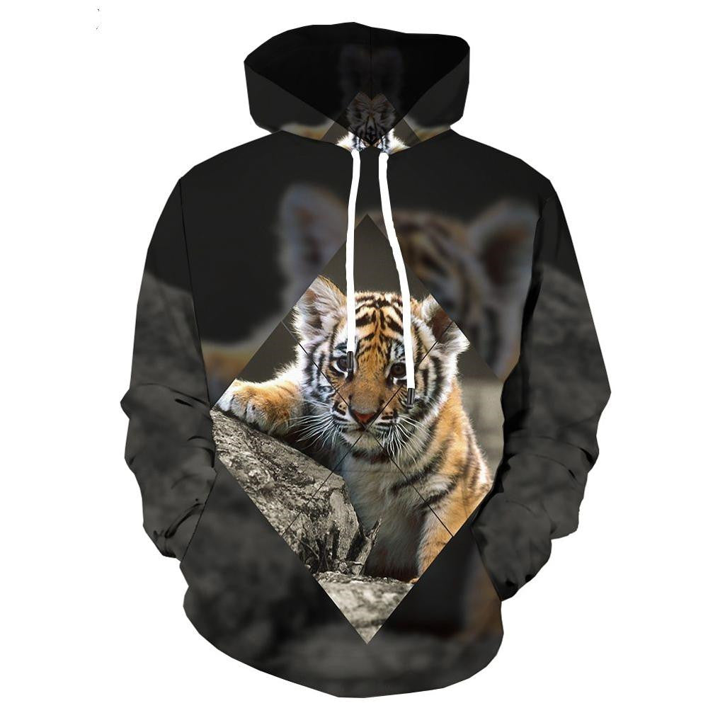 Long sleeve digital print Hoodie