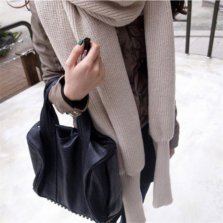 Sweater Scarf Cashmere Ladies Girl Woman