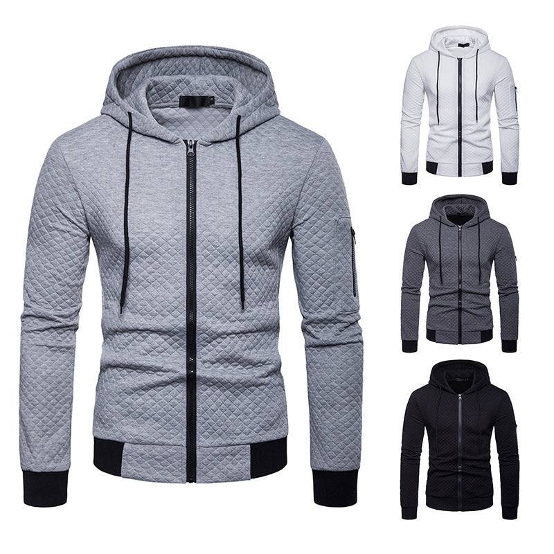 Men's Hooded Sweatshirt Jacket