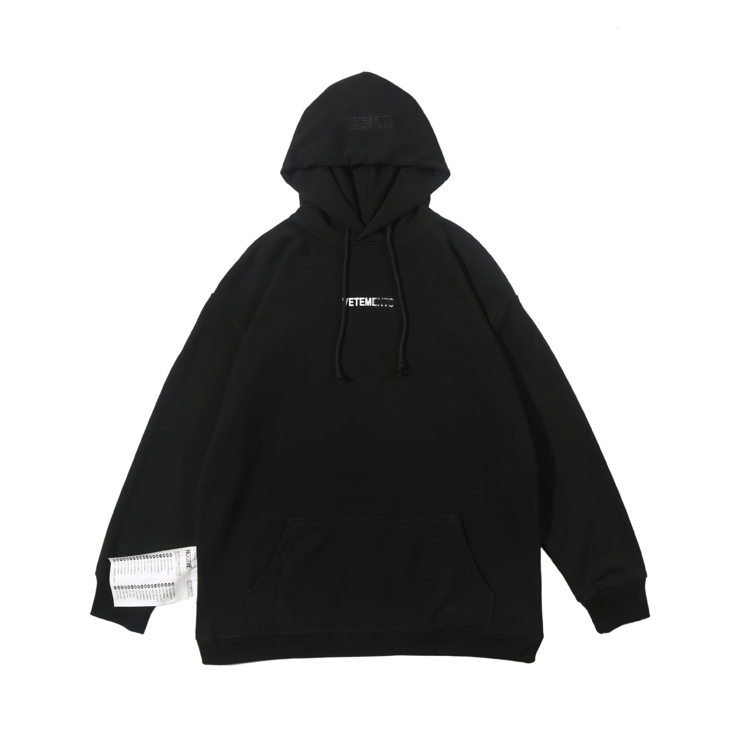 Letter printing simple men and women loose sweater hooded