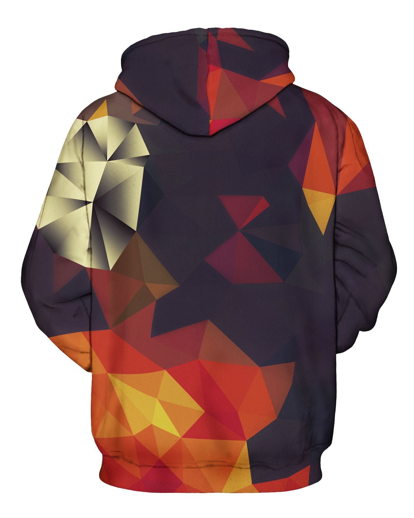 Printed long sleeve hoodie