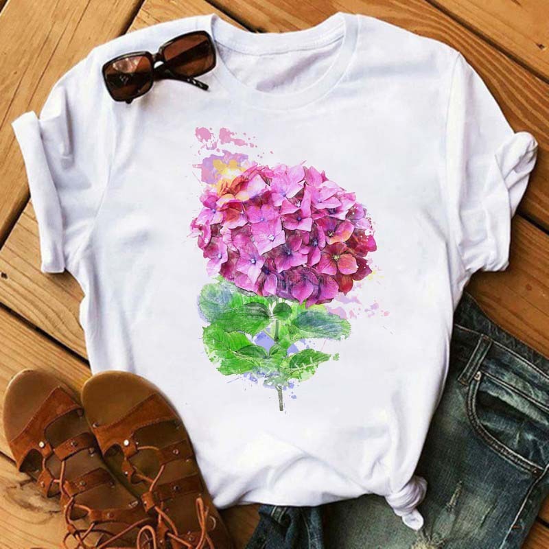 Summer New Printed Short-sleeved T-shirt