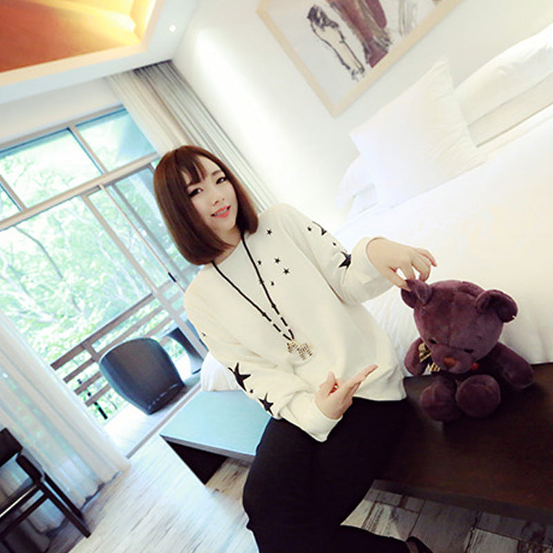 Autumn And Winter Couple Women's Long-sleeved Korean Style