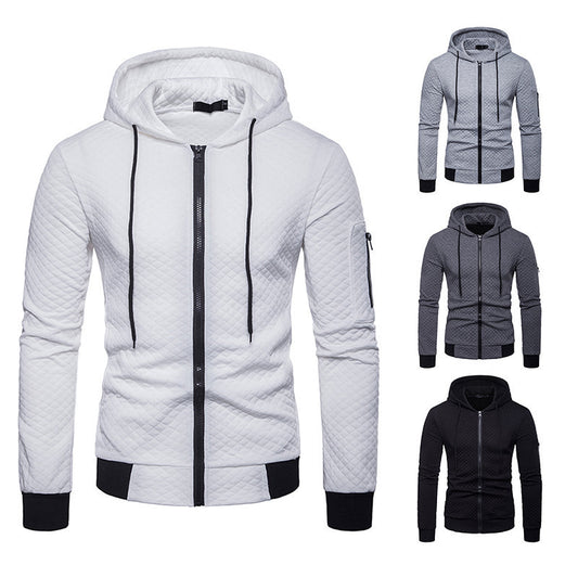 Men's Hooded Sweatshirt Jacket