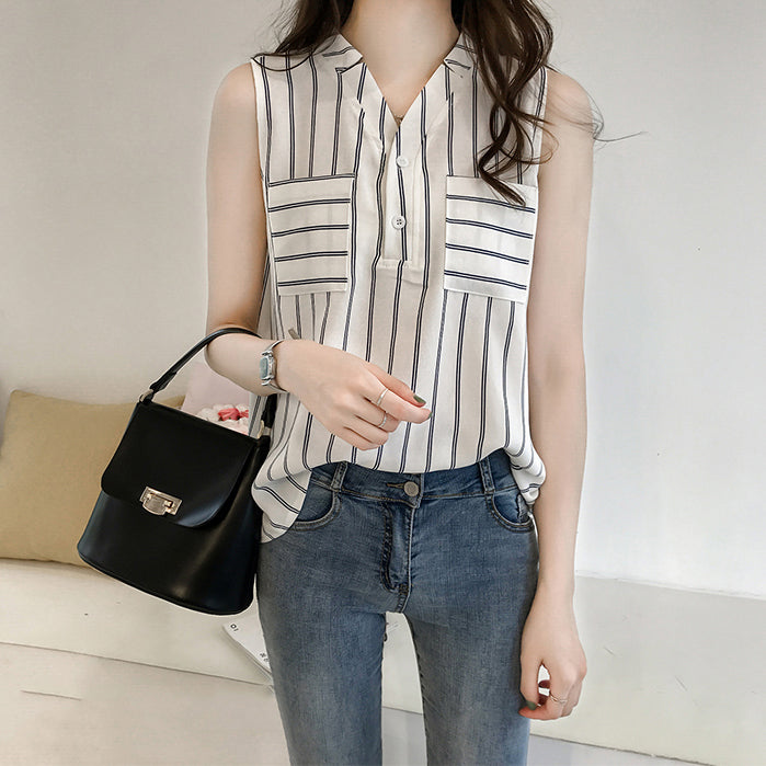 Chiffon shirt blouse