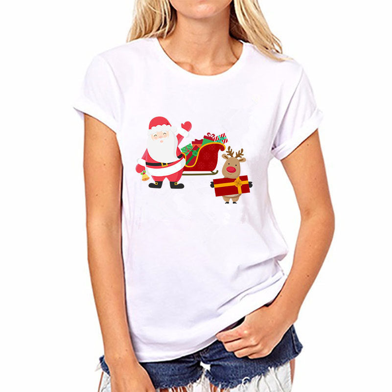 Casual Women's Printable Short Sleeve T-Shirt
