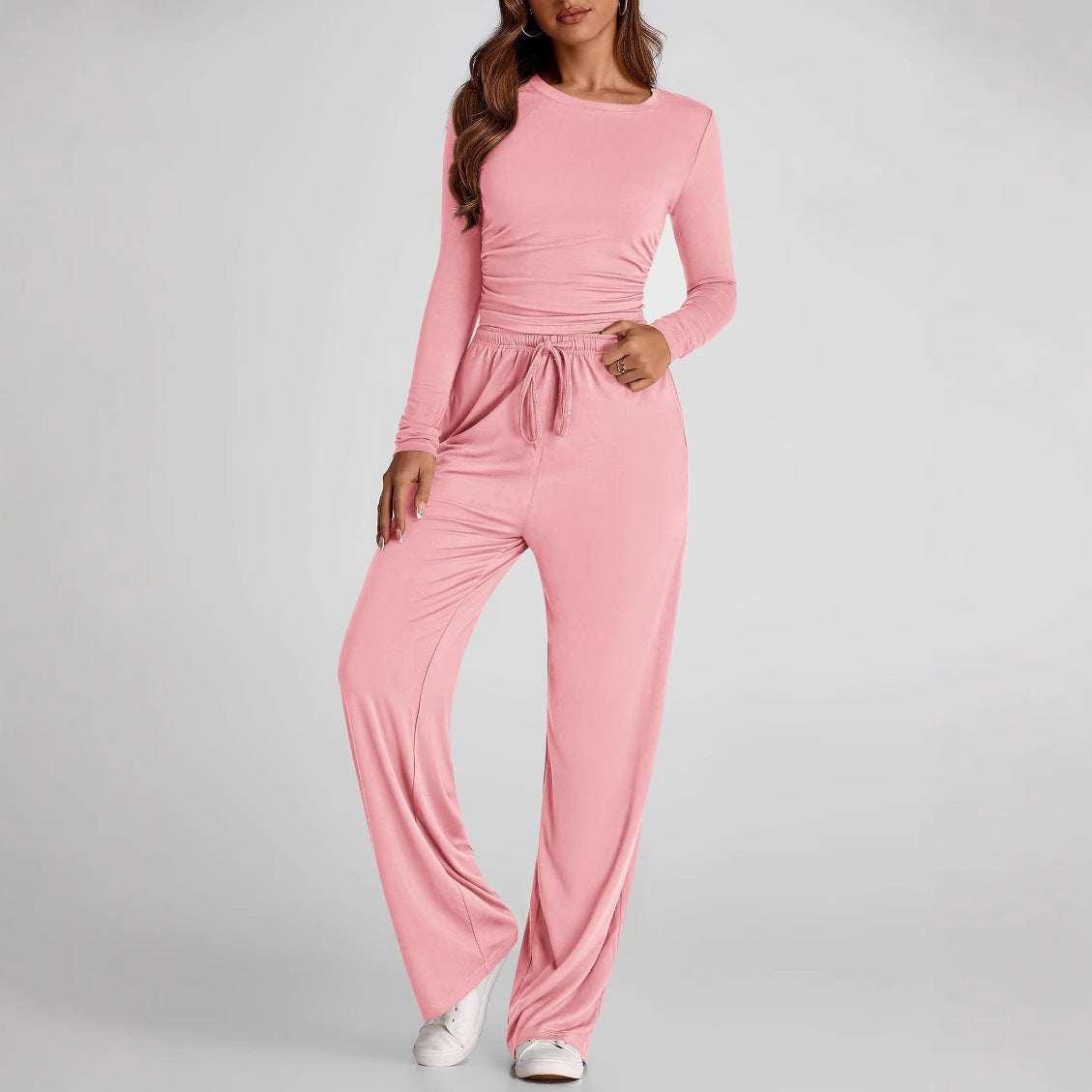 2 Pieces Women's Suit Autumn Winter Long Sleeve Tops