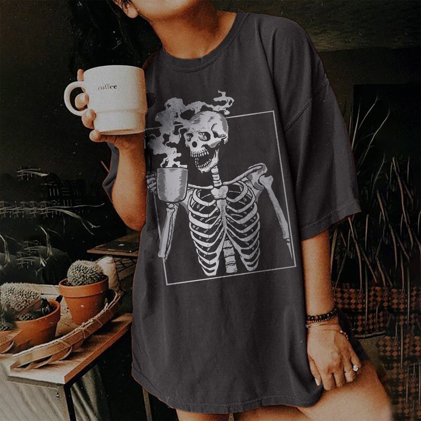 Short Sleeve T Shirt Women's Vintage Print