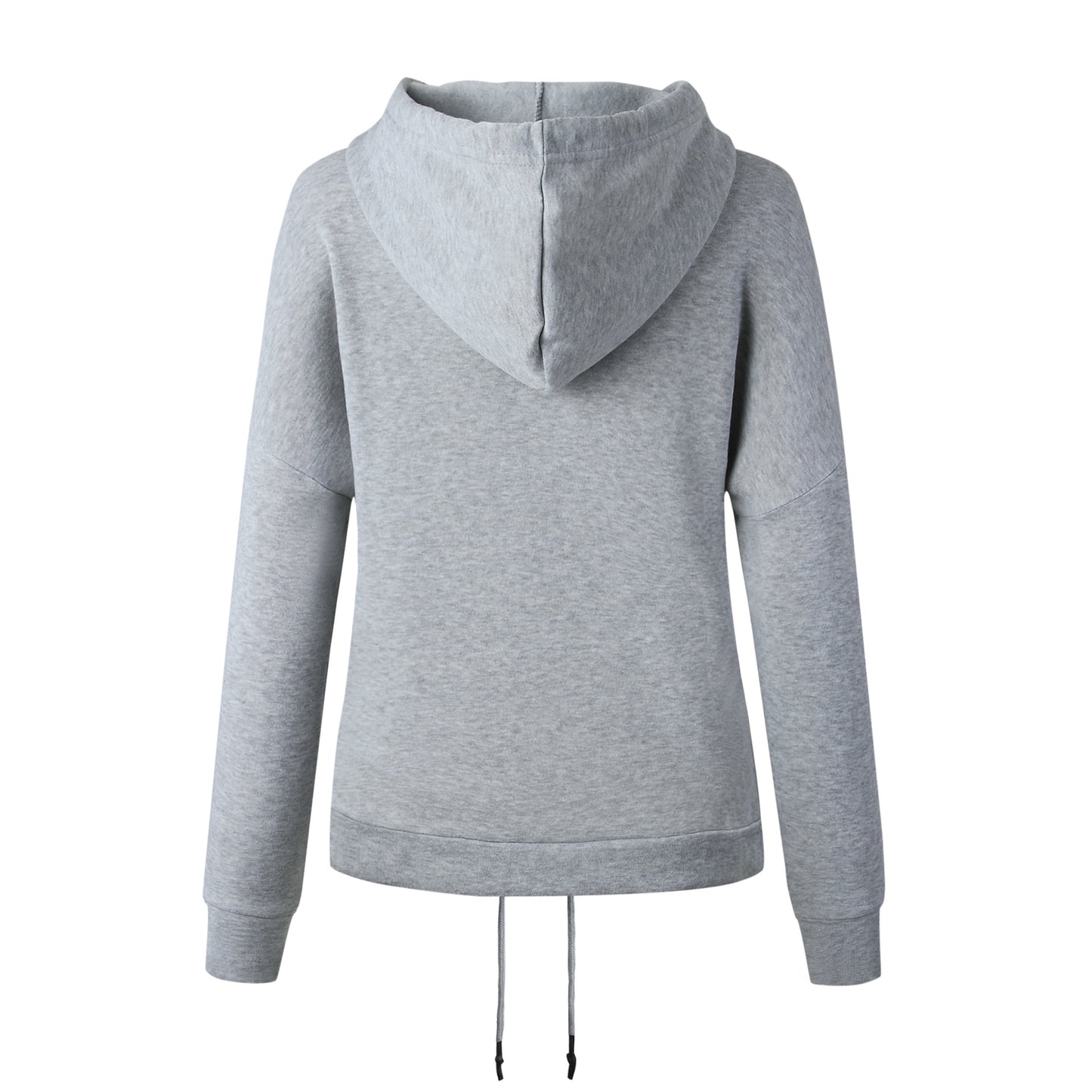 Autumn and winter tethered pocket long-sleeved sweater