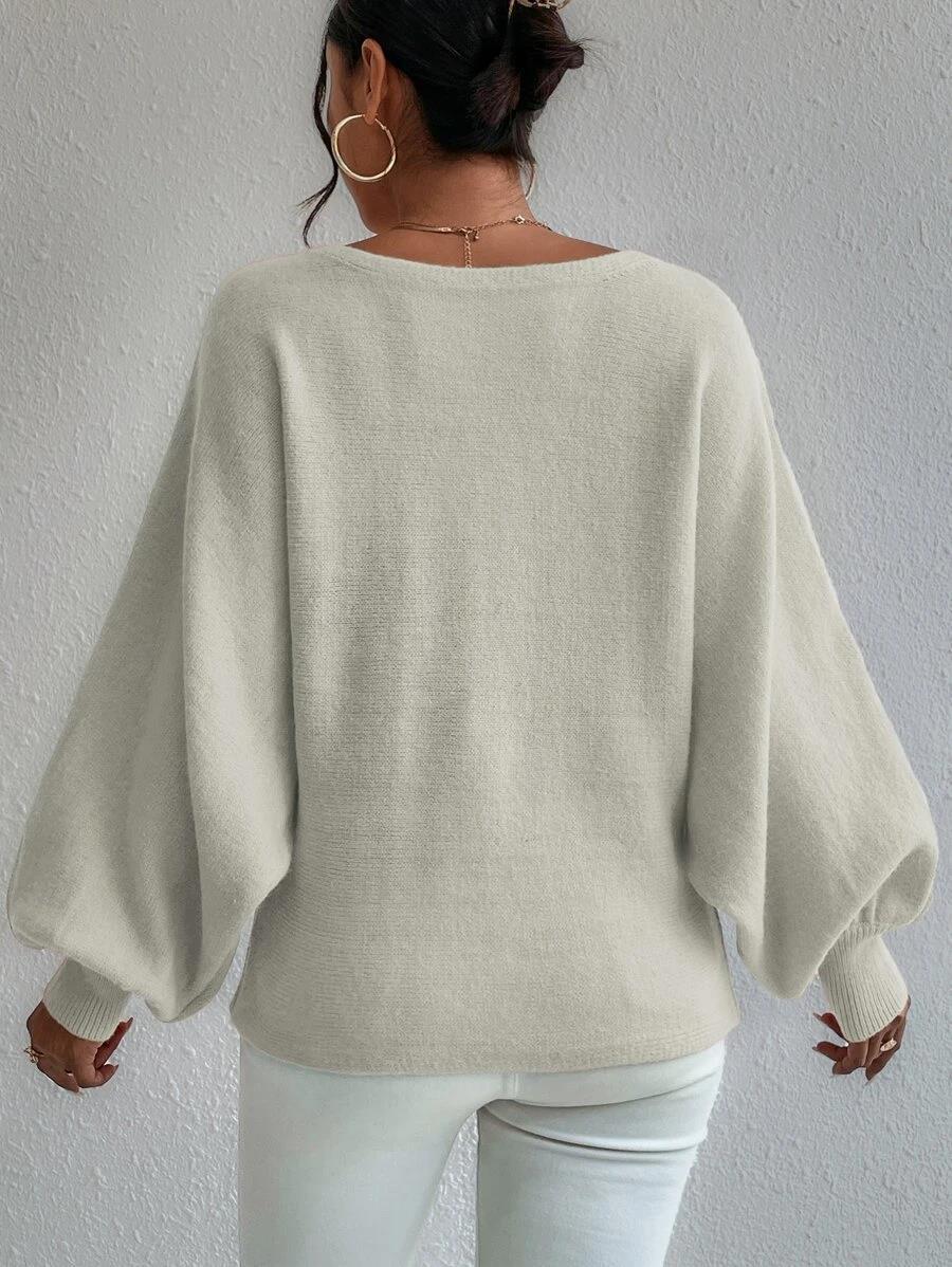 New Lantern-sleeved Pullover Sweater Fashion Line