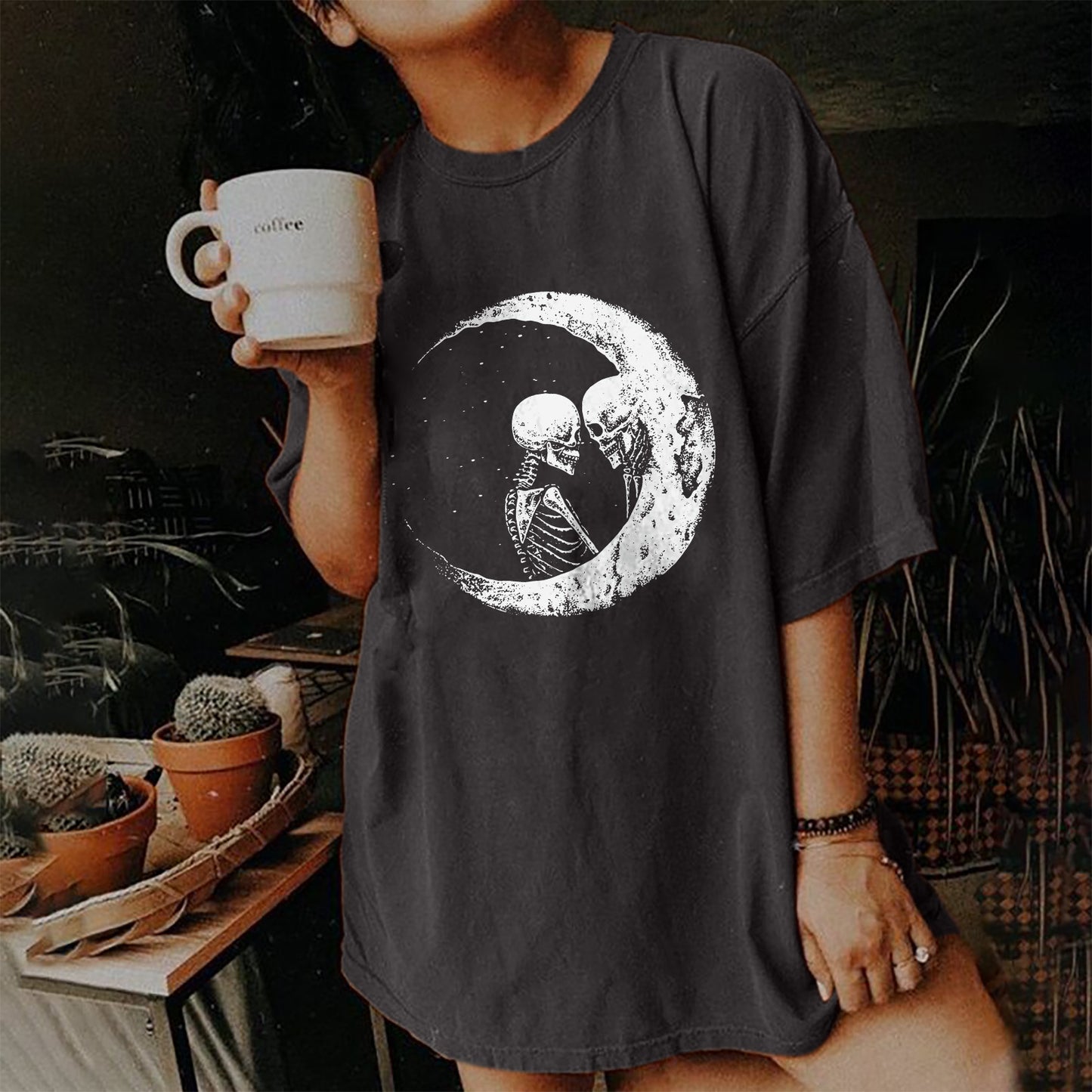 Short Sleeve T Shirt Women's Vintage Print