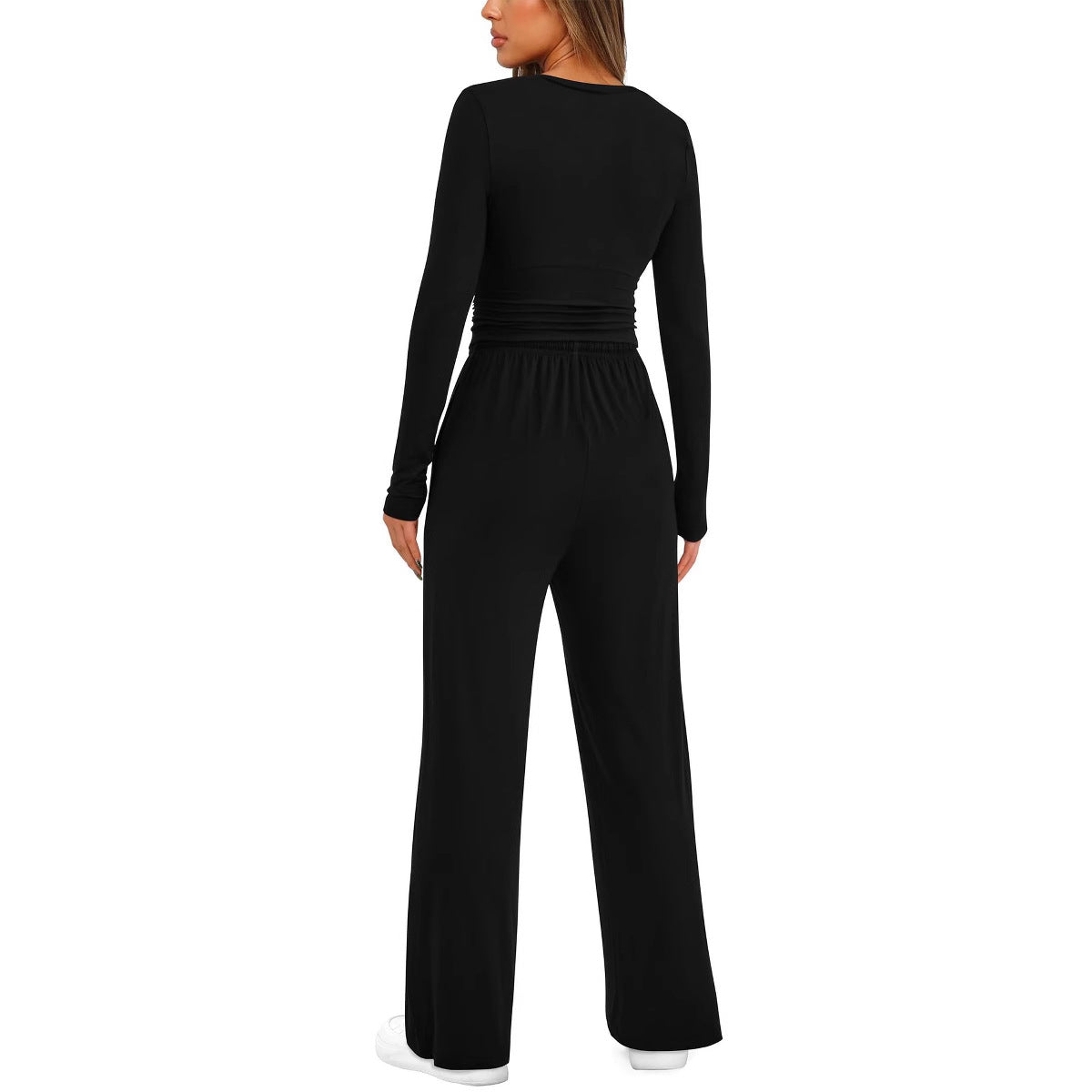 2 Pieces Women's Suit Autumn Winter Long Sleeve Tops