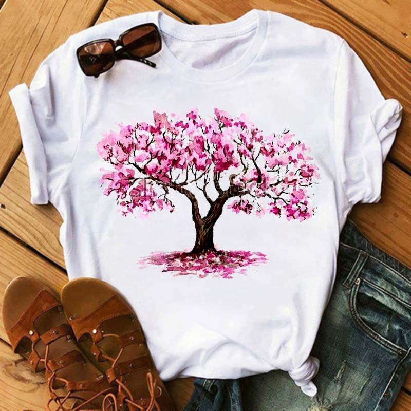 Summer New Printed Short-sleeved T-shirt