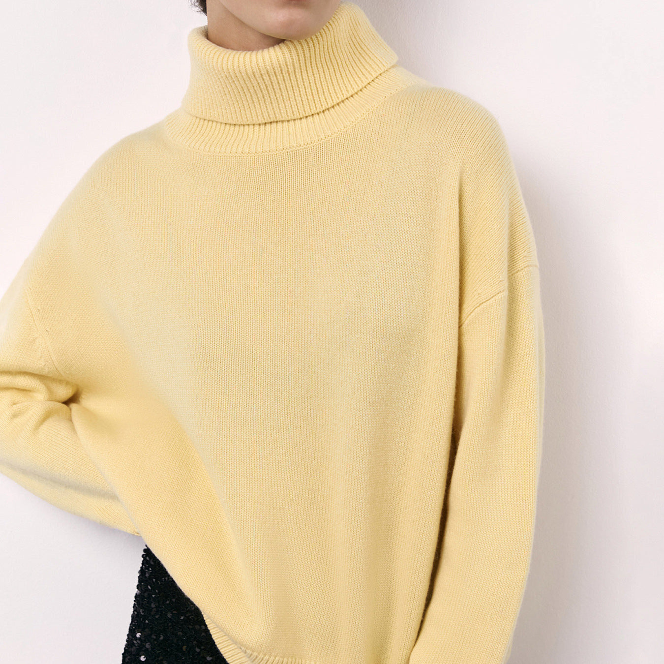 Winter Turtleneck Sweater Fashion Personality Long Sleeve Knitted