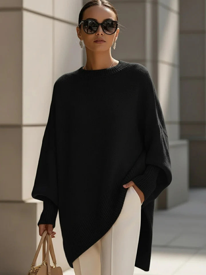 Thick Round Neck Women's Loose All-matching Sweater