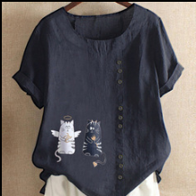 Chic Top Casual Fashion Loose Blouse