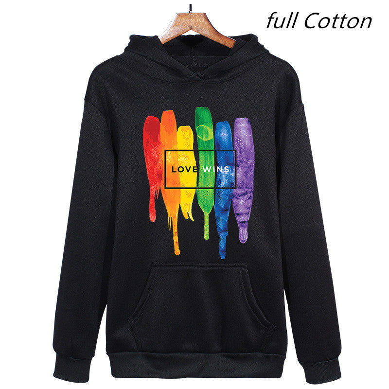 Men's Pride Lgbt Cotton Fleece Hoodies Sweatshirts