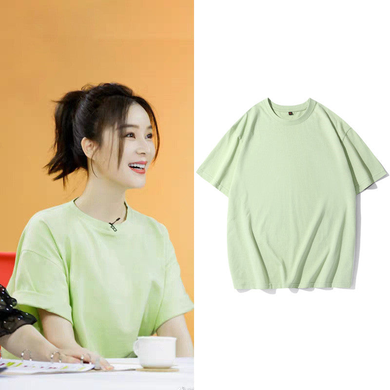 Avocado green matcha green t-shirt women